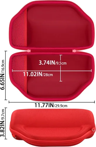 Vista 4 de Carcasa rígida roja+cubierta de silicona roja para altavoz Bluetooth JBL Charge 6