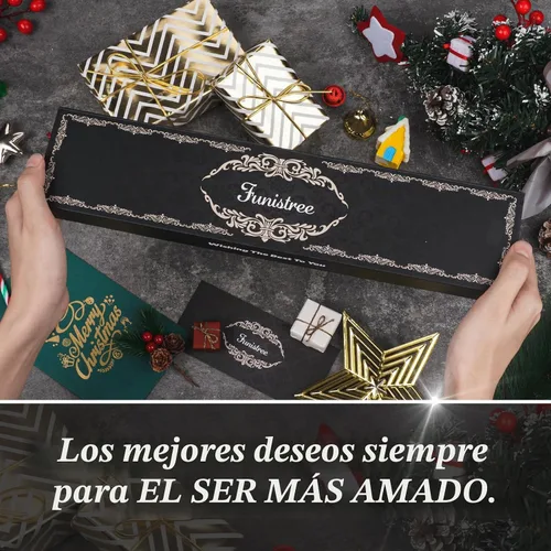 Vista 5 de Regalos para él, marido, hombres, Navidad, aniversario, 8 pulgadas, acero inoxidable alemán profesional 1.4116, cuchillo de chef grabado