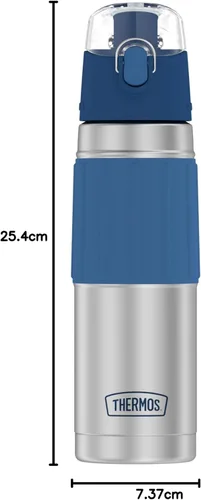 Vista 4 de Thermos 2465SSB6 Botella de hidratación, 18 onzas, azul pizarra