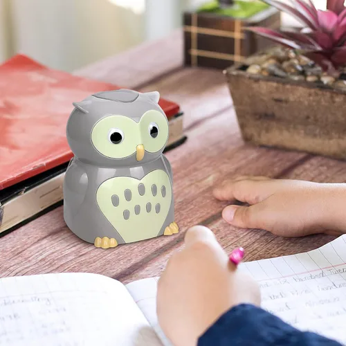 Vista 3 de Eagle Owl - Sacapuntas eléctrico, funciona con pilas, hoja de repuesto