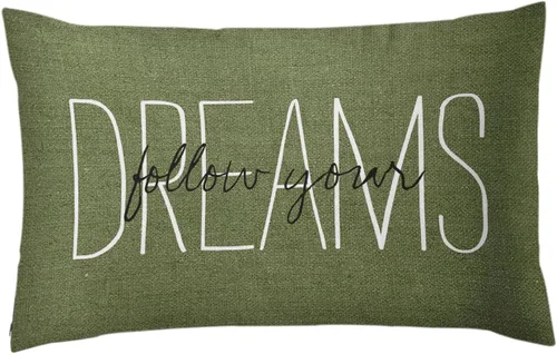 Vista 8 de Emvency Funda de almohada gris rústica con monograma, decoración del hogar, rectangular, tamaño Queen, 12 x 20 pulgadas, color gris rústico
