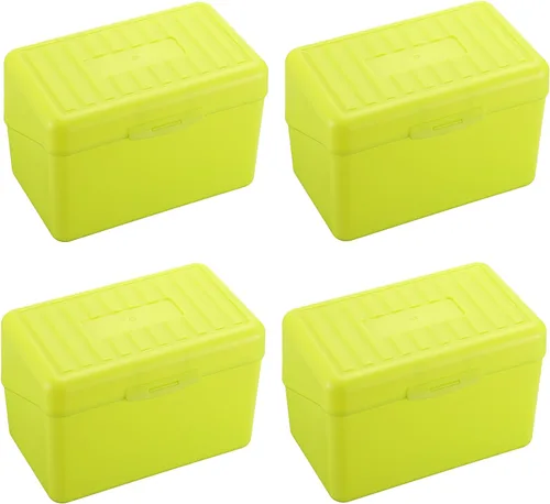 Vista 12 de BTSKY 1 Pack 4 x 6 inch Index Card Box-Index Card Holder Notecard Box Recipe Card Box Plastic Storage Organizer for Filling Index Cards,Note cards