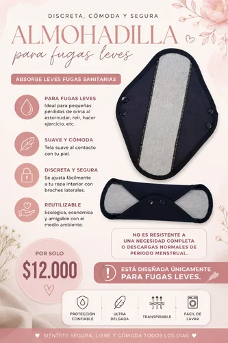 Almohadilla incontinecia de Fajas Simone Body Wear