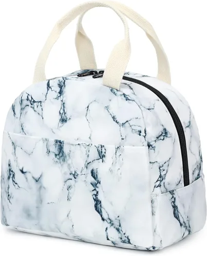 Vista 8 de Bolsa de almuerzo de conejo para mujeres y niñas, bolsas de picnic reutilizables con aislamiento para adultos y niños, trabajo, escuela, senderismo