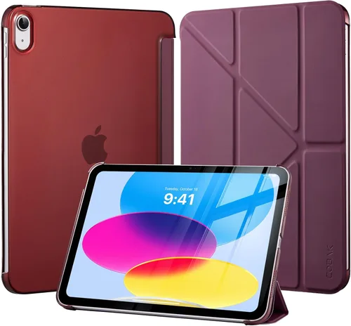 Vista 29 de CoBak Funda para iPad (A16) 11ª generación de 11 pulgadas 2025, iPad de 10.9 pulgadas 2022, funda protectora delgada con carcasa trasera translúcida