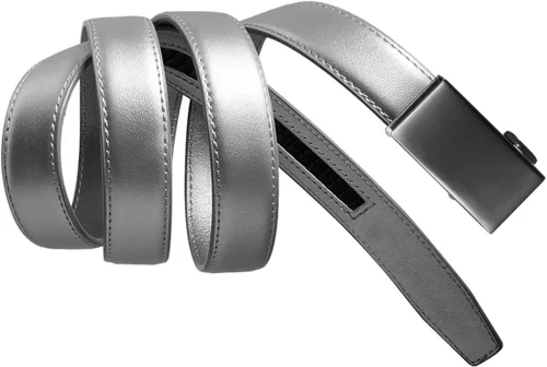 Vista 16 de Mission Belt Cinturón de trinquete de cuero para mujer, colección de cuero de 1.181 in oro/cuero negro