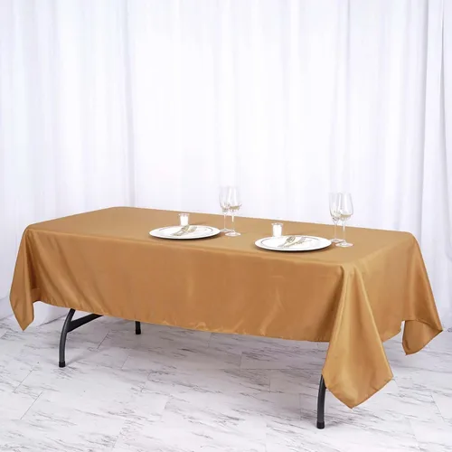 Vista 92 de Efavormart - Mantel rectangular, 60 x 102 pulgadas, resistente a las manchas y a las arrugas, lavable, mantel decorativo oblongo de tela de Amatista