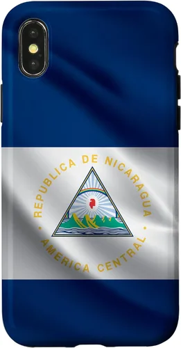Vista 5 de Funda con la bandera de Nicaragua para iPhone 17