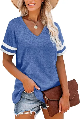 Vista 2 de Grace's Secret Womens Tops Summer Clothes Shirts for Women Casual Short Sleeve Fashion Blouses Trendy Tunic Tops
