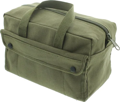 Vista 16 de Bolsa de herramientas de lienzo resistente, bolsa de transporte de campo militar, bolsa de almacenamiento de suministro de propósito general