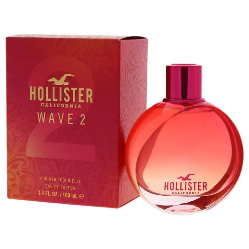 Vista 3 de Hollister Wave 2, Eau de Parfum Spray, Mujeres, 3.4 Onzas