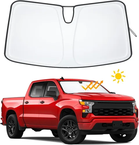 Vista 12 de Parasol a medida para parabrisas compatible con Toyota 4Runner 2010-2022 2023 2024, accesorios, bloquea los rayos UV, protector de visera de sol