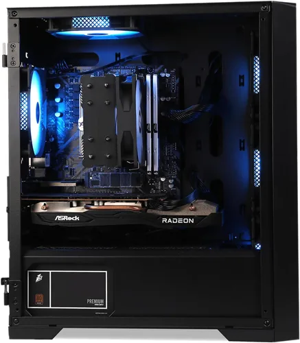 Vista 5 de PC para juegos MXZ, AMD Ryzen 7 7700, GeForce RTX 4070, DDR5 de 16 GB, NVME 1T, B650