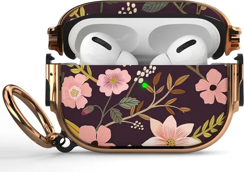 Vista 31 de Maxjoy Funda para AirPods 3 con cerradura, funda protectora rígida de 3ª generación para AirPod de 3ª generación para mujeres y hombres con llavero