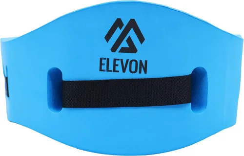 Vista 2 de Elevon Juego completo de entrenamiento de natación que incluye pesas de agua, cinturón flotante y flotador de pierna de boya de tracción, color azul