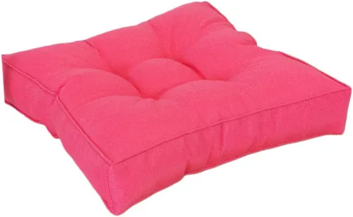 Vista 12 de Cojín cuadrado sólido de 16 pulgadas para silla, estilo tatami, cojín antideslizante y grueso, tapete suave para silla de oficina, cocina, comedor