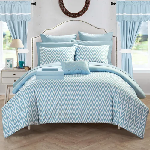 Vista 3 de Chic Home Jacksonville - Edredón reversible (20 piezas)