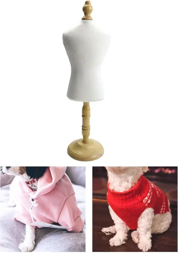 Vista 6 de Baoblaze Fashion Doll Dress Display Rack Jewelry Chain Show Holder for Display Decor Ornaments, M