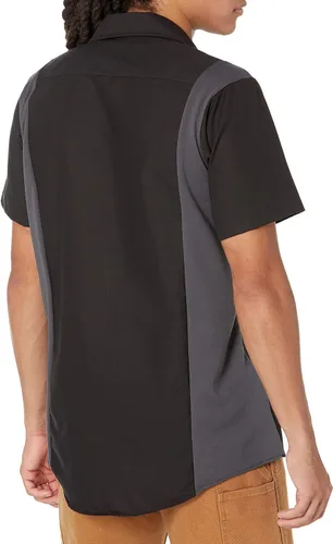 Vista 3 de Red Kap Men's Short Sleeve Performance Plus Shop Shirt with Oilblok Technology