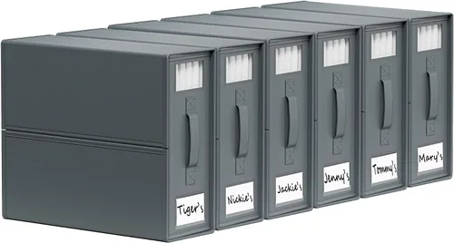 Vista 16 de SUOCO SheetCube - Organizadores de sábanas y almacenamiento de 2 unidades, organizador plegable de lino para armario, contenedor de caja