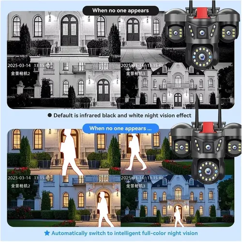 Vista 7 de Lens PTZ Outdoor WiFi Surveillance IP Camera UK