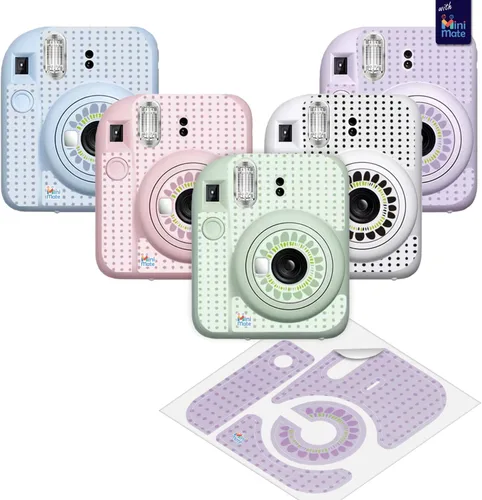 Vista 7 de Cámara instantánea Fujifilm Instax Mini 12 color morado lila + estuche de transporte + paquete Fuji Instax Film (40 hojas), paquete de accesorios