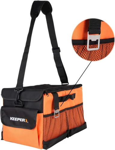 Vista 4 de KEEPER Organizador portátil para maletero, 19L, organizadores y almacenamiento de automóvil, parte inferior antideslizante, adecuado para SUV