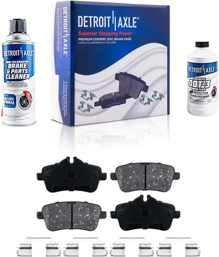Vista 34 de Detroit Axle - Kit de freno delantero para Dodge Ram 1500 Durango Dakota Chrysler Aspen Dakota Driver Side Disco Freno Pinza de freno de cerámica