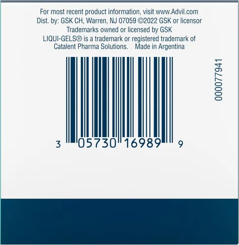 Vista 15 de Advil Liqui-Gels - Analgésico y reductor de fiebre, medicamento para el dolor para adultos con ibuprofeno 200 mg para dolor de cabeza, dolor