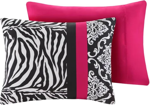Vista 9 de Intelligent Design - Juego de edredón para dormitorio divertido - Ropa de cama moderna para todas las estaciones con estampado de lunares, capa