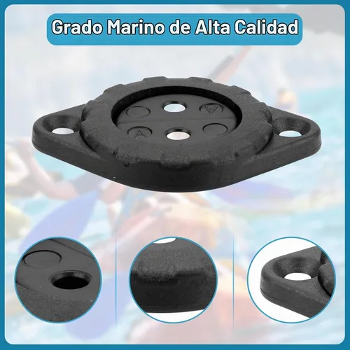 Vista 4 de Kit de cableado a través del casco para kayaks, compatible con cápsulas