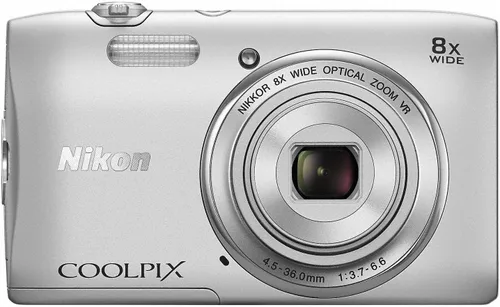 Vista 2 de Nikon COOLPIX S3600 Cámara digital de 20.1 MP con lente NIKKOR de aumento 8x y video HD 720p (Rosa)