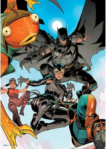 Vista 11 de MIGHTYPRINT DC Comics - Absolute Batman - Cubierta de la variante número 1 - Arte de pared de 17 x 24 pulgadas - Colección oficial - Ideal