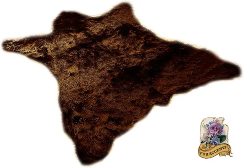Vista 8 de Alfombra de piel sintética de alta calidad con piel de oso, pelo largo lanudo de felpa, piel, piel de oveja, alfombra para tiro