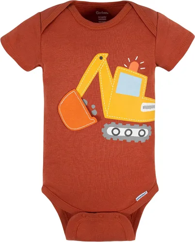 Vista 5 de Gerber baby-boys 5-pack Short Sleeve Variety Onesies Bodysuits