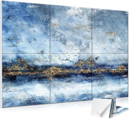 Vista 23 de JBER Paneles acústicos artísticos, paneles de pared acústicos de 72 x 48 pulgadas, arte de pared absorbente de sonido, paneles acústicos