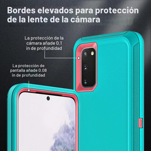 Vista 3 de YKHJKLEC Solo funda para Samsung Galaxy S20, no compatible con Galaxy S20 FE/S20 Plus/S20 Ultra, con 2 piezas