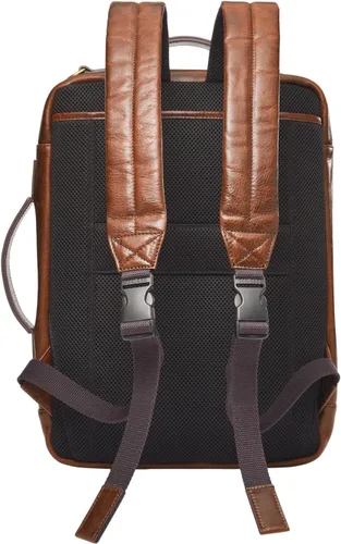 Vista 2 de Fossil Buckner - Mochila convertible y maletín para hombre, Buckner Medium Coñac
