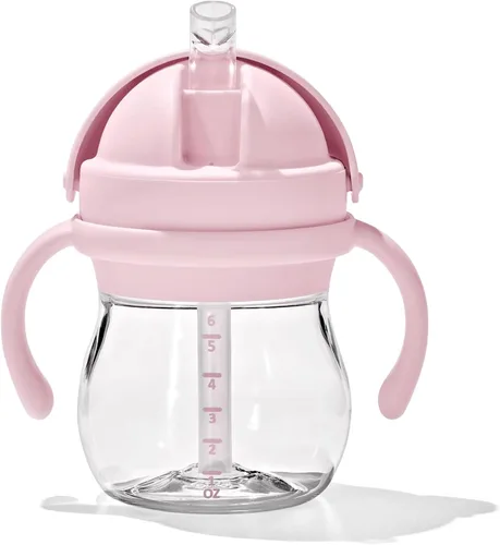 Vista 12 de OXO Tot Transitions Vaso con Pajita con Asas Extraíbles - 6 oz. - Blossom