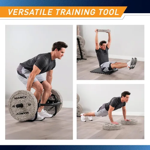 Vista 13 de Marcy Smith Machine Cage System Home Gym - Estante multifunción para gimnasio en casa, estación de entrenamiento personalizable
