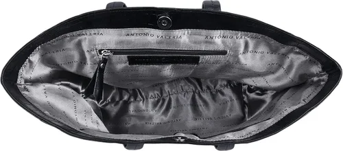 Vista 3 de ANTONIO VALERIA Regalo para el día de la madre Alexis cuero totebolso de hombro con asa superior para las mujeres