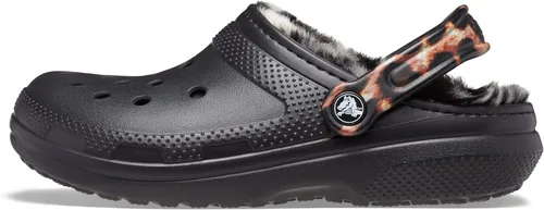 Vista 7 de Crocs Zueco clásico forrado con estampado animal para mujer Pantuflas mullidas