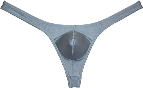 Vista 3 de OROCOJUCO Hombres Bolsa Tanga Dibujo Spandex T-Back Elástico Mini Escritos Bikini Ropa