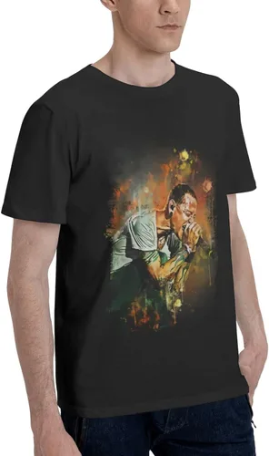 Vista 2 de Chester Bennington - Camiseta de verano para hombre, casual, de moda, manga corta, para hombre