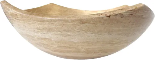 Vista 3 de Eden Bath EB_S027BT-H - Fregadero de recipiente con bordes arqueados, color beige