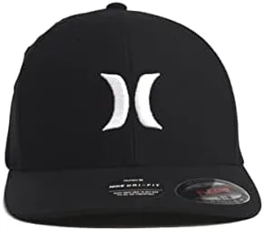 Vista 2 de Hurley One & Only - Sombrero para hombre, Negro (Blue Fury)