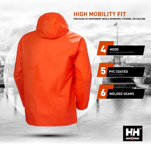 Vista 9 de Chamarra de lluvia Helly Hansen, para hombre
