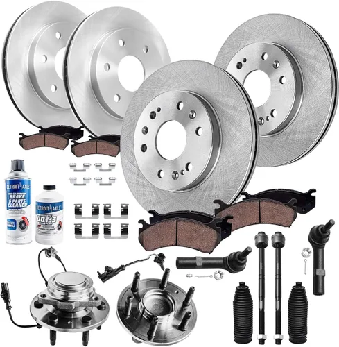 Vista 28 de Detroit Axle - Rotores de freno para Chrysler 200 2015 2016 2017, Rotores de freno de disco de reemplazo: 12.01" pulgadas delantero y 10.95