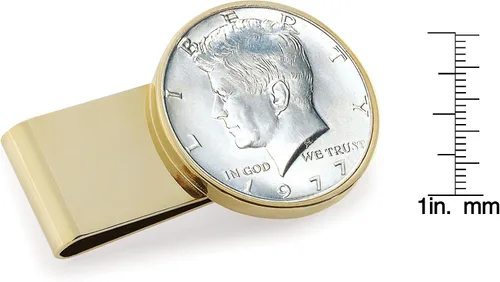 Vista 2 de American Coin Treasures JFK - Clip para monedas de medio dólar
