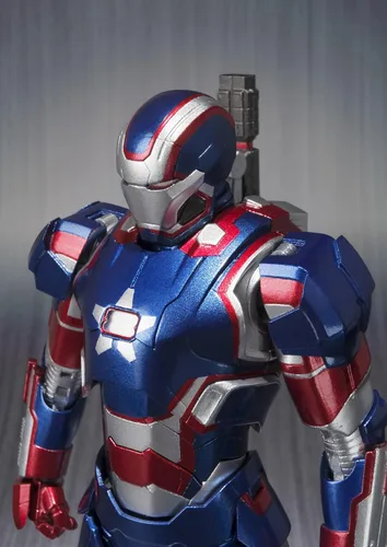 Vista 3 de TAMASHII NATIONS Bandai S.H. Figuarts Iron Patriot Iron Man 3 Figura de acción
